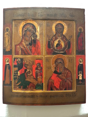 Origal handgemalte Ikone über 100 Jahre alt