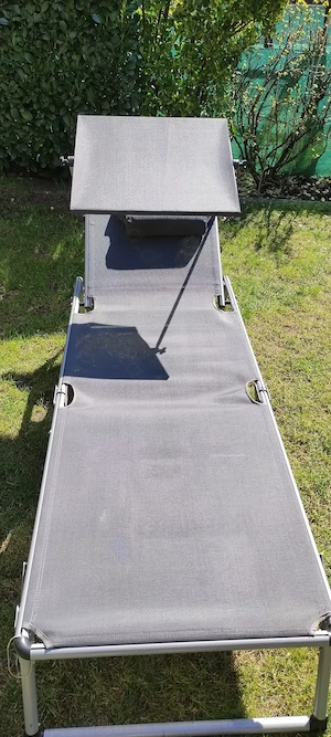Sonnenliege aus Aluminium 3-Beinig 