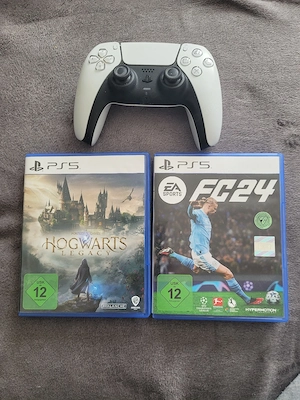2 ps5 Spiele und 1 Controller zu verkaufen 