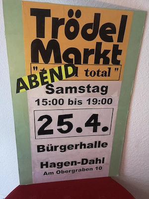 ABEND-Trödelmarkt "Trödel & Sammler total".   