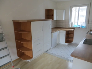 Küchenzeile, div Schränke, Herd , Spüle, Kühlschrank, 