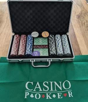 Pokerkoffer Silber (von Weco)