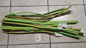 Schrumpfschlauch Grün-Gelb