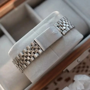 Rolex Datejust silberfarbenes Zifferblatt Herrenuhr - Pie Pan Dial Ref.1601 36mm