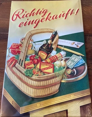 Blechschild Werbung Maggi