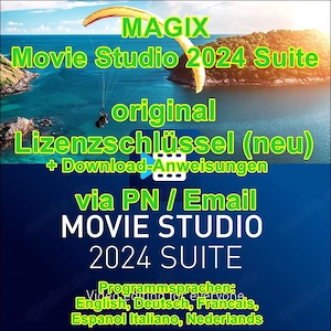 MAGIX Movie Studio 2024 Suite Lizenzschlüssel (neu, Dauerlizenz)