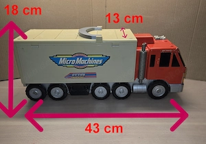 Micro Machines Super Stunt City Truck 1986 Galoob Toys   Vintage Spielset + 14 Autos    Bild 7