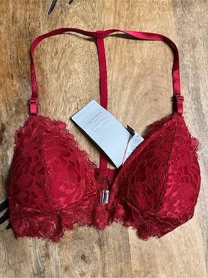 Hunkemöller BH Charlotta Triangle Bral Größe S Rot