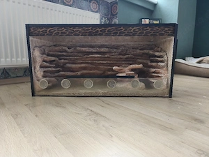 Terrarium mit Rückwand 