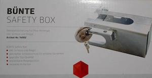 Anhängerschloss Bünte Safety Box; Pferdehänger oder andere