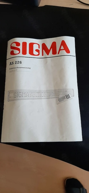 Laufschrift von Sigma