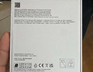 iPhone 17 Pro Max 1TB Cosmic Orange   Neu & OVP + Rechnung