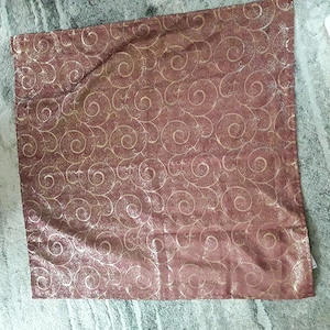 Tischdecke bordeaux-gold ca 85x85 cm Bella Casa 