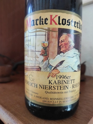 Weinflasche für Sammler 1996er Kabinett