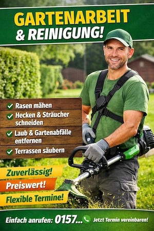 Zuverlässige Gartenhilfe in Kaiserslautern & Umgebung   schnell & sauber
