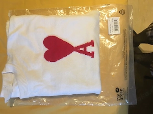 Ami Paris Pullover Beige