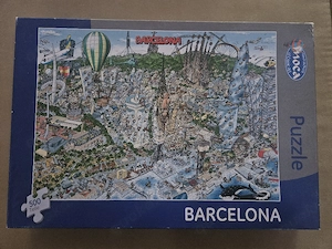 Puzzle 500 Teile "Barcelona" Moca (Merchandising of Comic Art) 