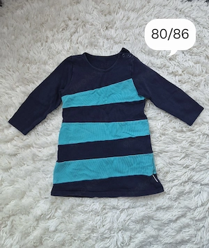 Kinderkleid gestreift Gr. 80 86 Langarm Jako-o