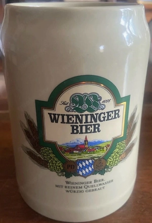 Bierkrug Wieninger Bier