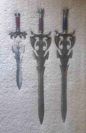 3 Dekorationsschwerter 