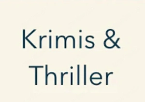 Große Menge Krimis & Thriller