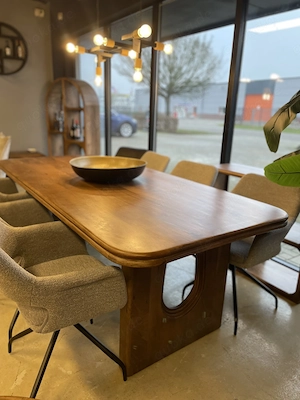 Lagertisch Mango, gerade, halbrund, Kochmöbel-Abverkauf! 799 bei chefmeubel