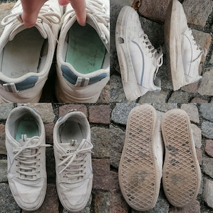 Schaffst du es meine abgerockten Schuhe sauber zu lecken?    