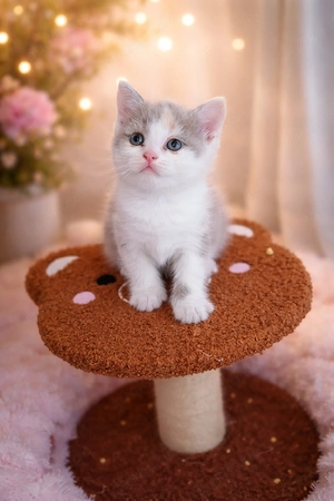 Wunderschönes BKH-Kitten Mädchen in lilac creme white 