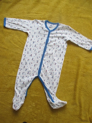 NEU m. E. Baby Boy oder Girl Unisex Sailor Marine Navy Maritim Einteiler Schlafanzug Petit Bateau