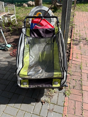 Fahrradanhänger   Kinderanhänger   mit Zubehör
