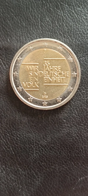 2 Euro 2025 35 j Jahre wie sinddeutsch Einheit Volk 