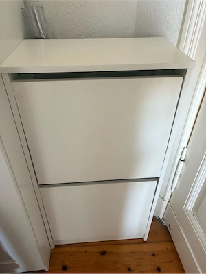 IKEA Schuhschrank weiß   platzsparend & praktisch