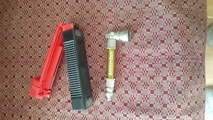 Tragbare Metalpfeife + Zigarettenstopfer 