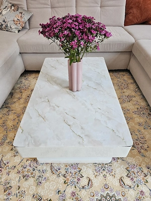 Couchtisch modern mit Glasplatte & Schubladen,Sehr guter Zustand Bild 7