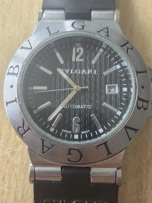 Bulgari no Breitling no Rolex Herrenuhr Armbanduhr