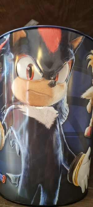 Sonic the Hedgehog Popcorn Metall-Popcorn-Eimer rund