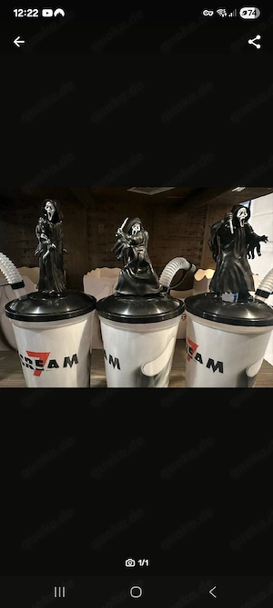 Scream 7 Trinkbecher topper Figuren neu