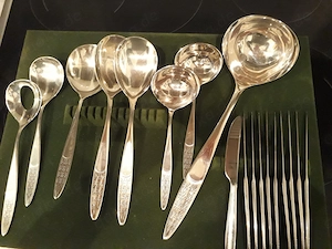 WMF Besteckteile, Vorlegebesteck Modell "Rio"