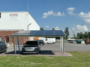 SOLAR Carport 3 x 5 = 15 Module für 2 Autos