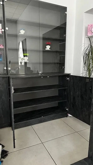 Glasvitrine mit Sockel   modern und stilvoll Bild 3