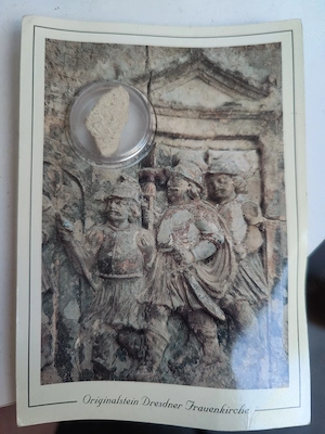 Originalstein Dresdener Frauenkirche Sammlerstück 