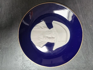 Echt Kobald Napoleon Teller DDR Sammlerstück 