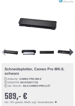 Silhouette Schneideplotter in OVP