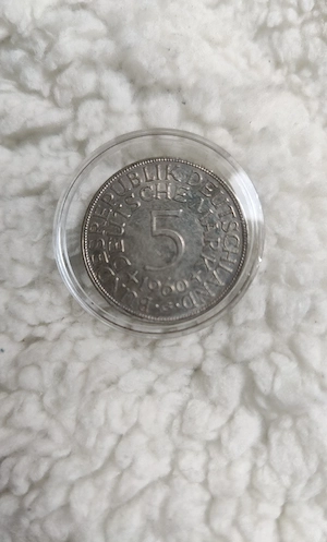 5 DM 1960 g in ss Auflage 692000 Stück 