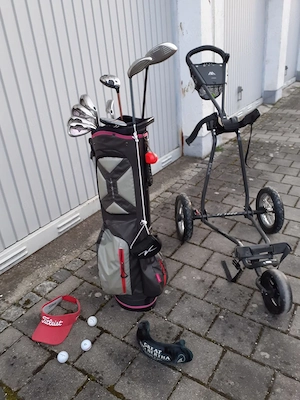 Golfschläger mit Bag und Cart incl. Zubehöf