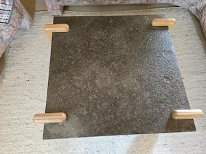 Coachtisch Steinplatte