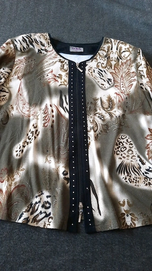 La Bella Damen Shirtjacke bunt gemustert  Größe XXXL