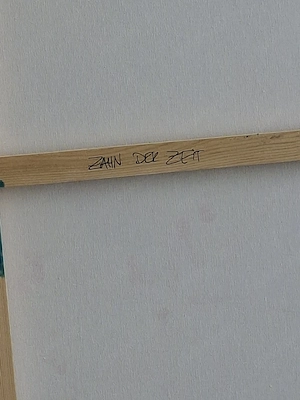 Kunstwerk Zahn der Zeit von Kirti Ardas (80cm 100cm) Leinwand