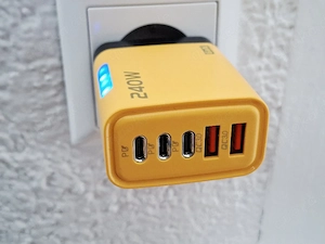 240W Watt Gan Ladegerät Stecker fast charger schnellladegerät Smartphone Tablet Elektrogeräte