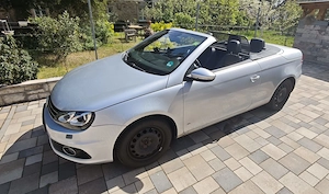 VW EOS 1F, EZ 03 12, TÜV-Neu, Nichtraucher, 158500  km, Lederausstattung, 8-fach Bereift mit Felgen Bild 9